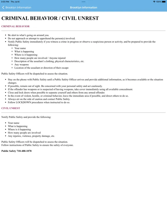 LIUSafety iPad  স্ক্রিনশট