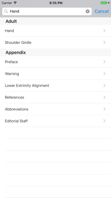 Скриншоты Tolerances: An Orthopaedic Reference Manual