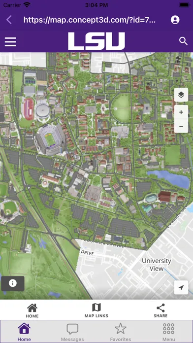 LSU Mobile Screenshots