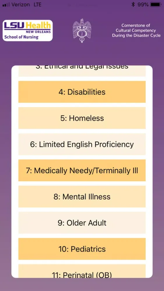 LSUHNO Nursing C3DC سکرین شاٹس