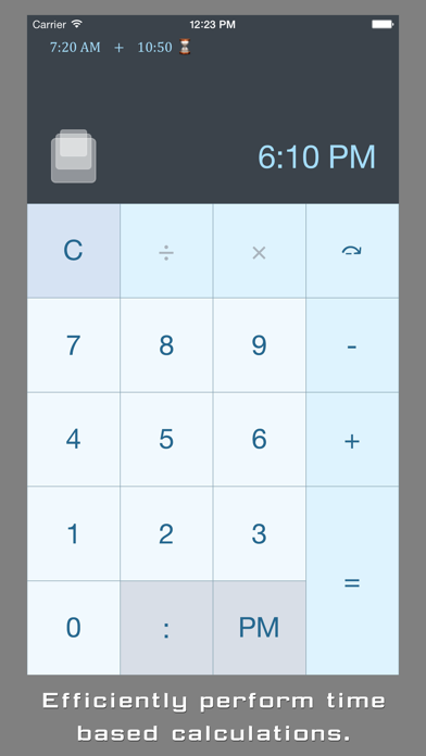 Ảnh chụp màn hình của ChronoCalc