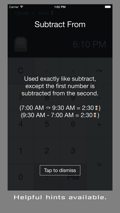 Ảnh chụp màn hình của ChronoCalc