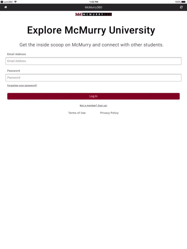 McMurry360 iPad  سکرین شاٹس