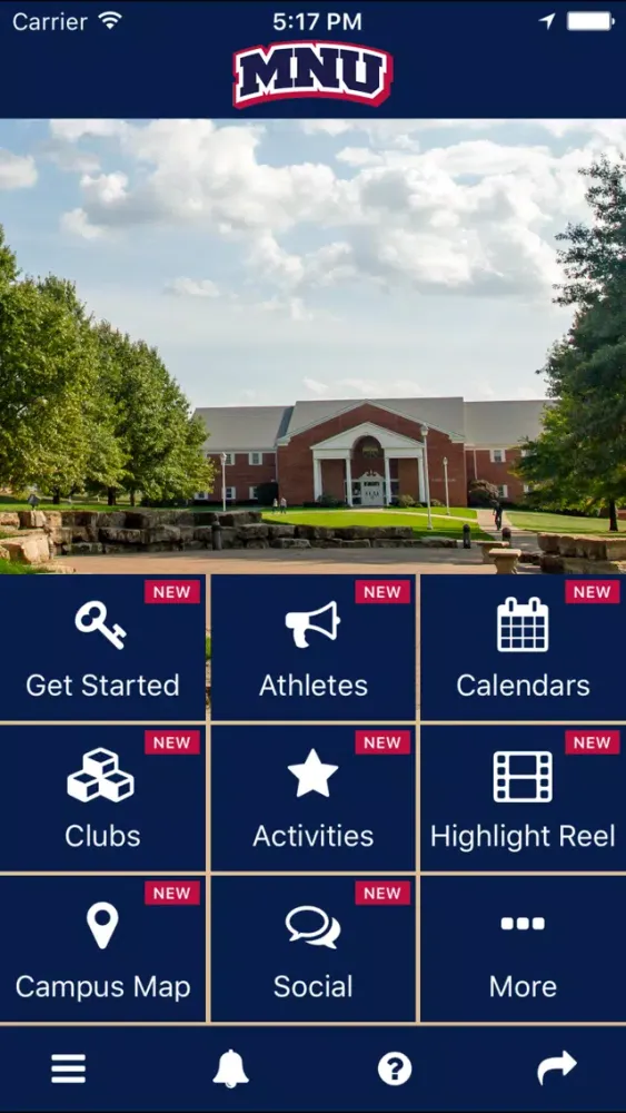 Capturas de pantalla de MNU Campus Life