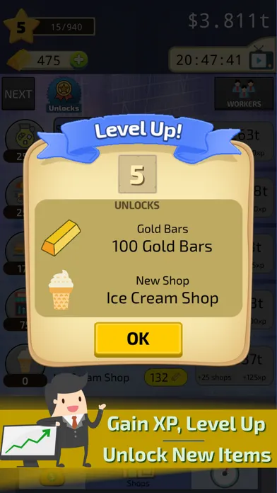 Ảnh chụp màn hình của Clicker Business Tycoon