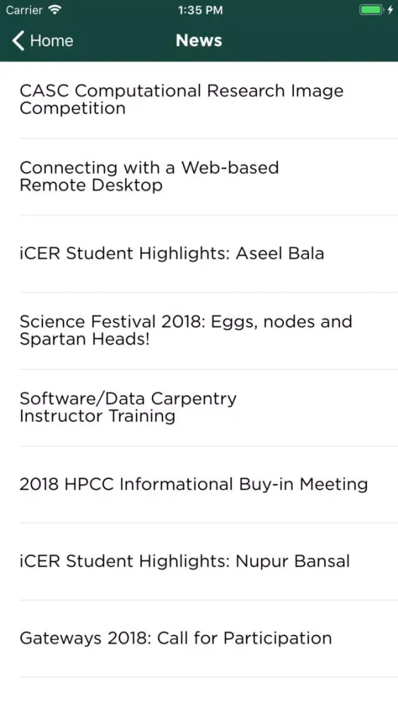 MSU iCER Screenshots
