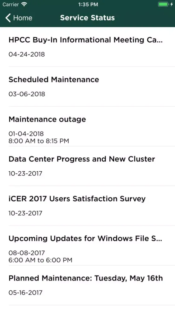 MSU iCER Screenshots
