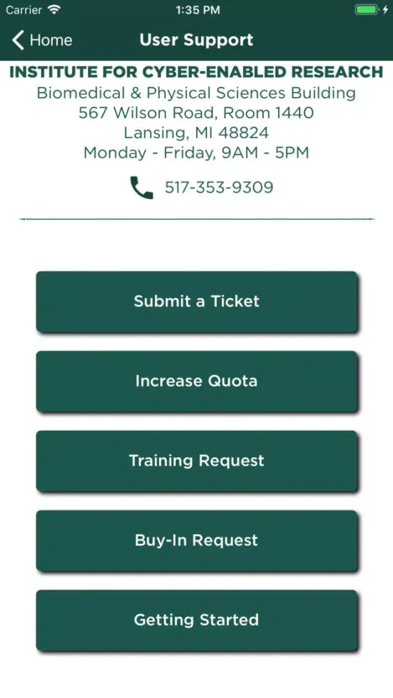 MSU iCER Screenshots