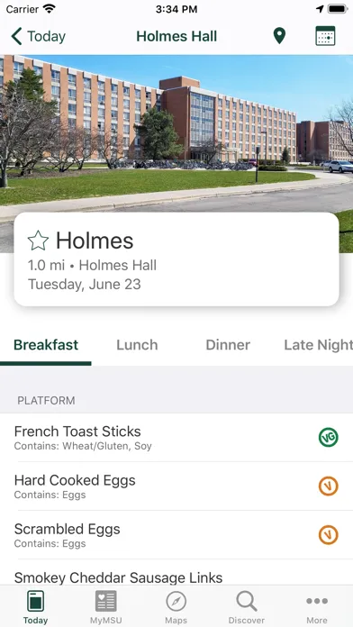 Capturas de pantalla de Michigan State University