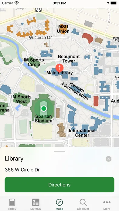 Capturas de pantalla de Michigan State University