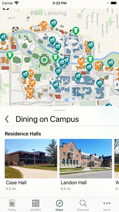 Capturas de pantalla de Michigan State University