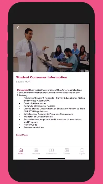 Medical University of Americas スクリーンショット
