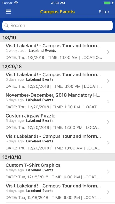 myLakeland Mobile سکرین شاٹس