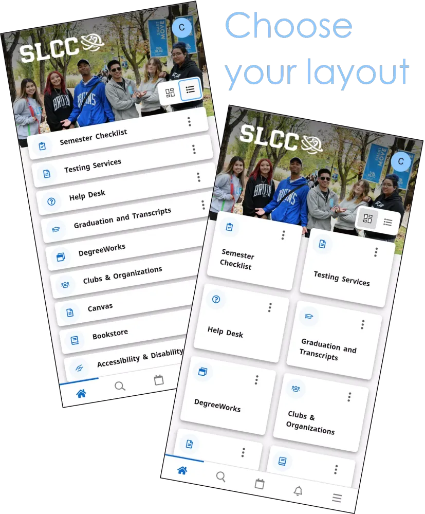 Captures d'écran de SLCC Mobile
