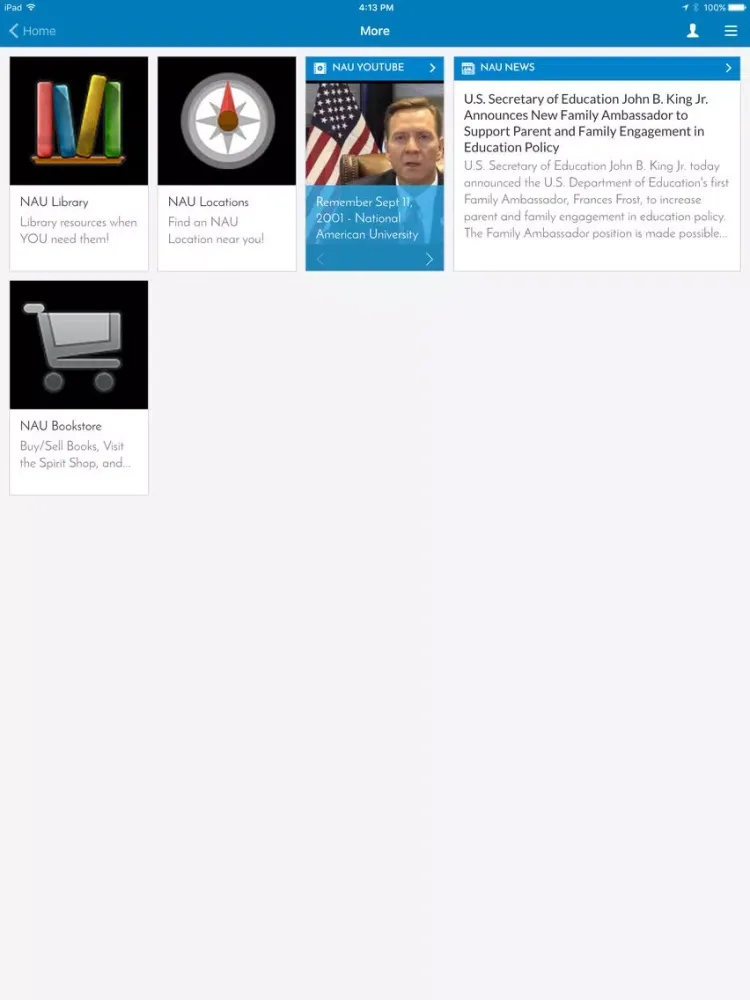 National American University iPad  স্ক্রিনশট
