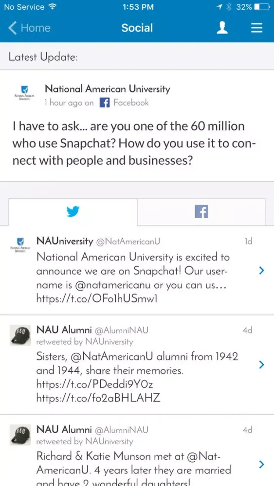 National American University স্ক্রিনশট
