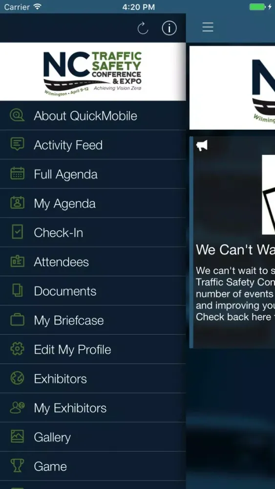 NC Traffic Safety Conference Screenshots