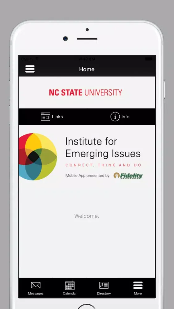 Capturas de pantalla de Institute for Emerging Issues