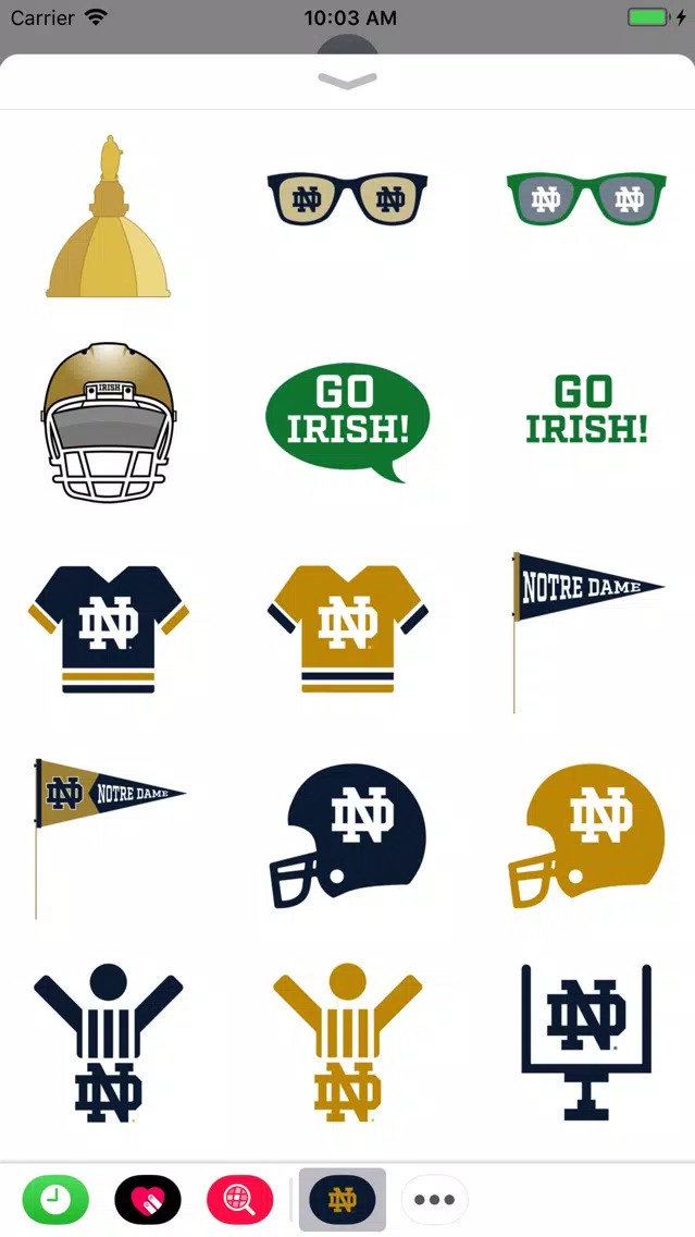 Notre Dame Stickers سکرین شاٹس