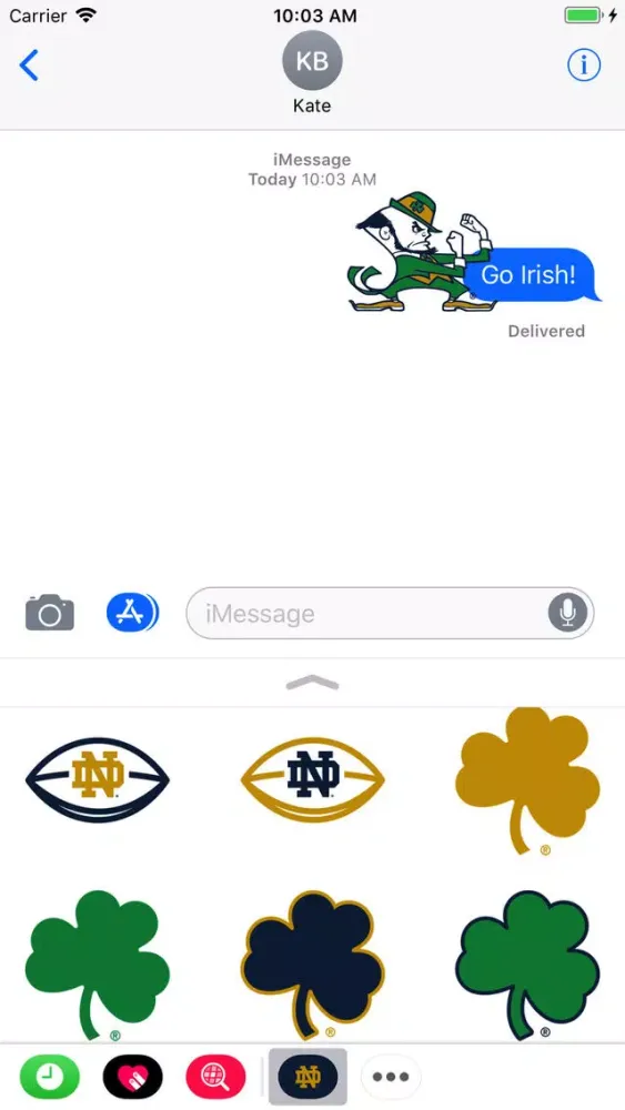 Notre Dame Stickers スクリーンショット