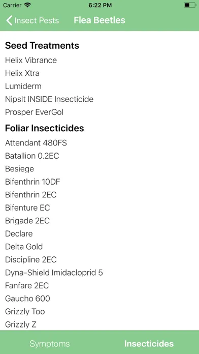 Ảnh chụp màn hình của NDSU Canola Doctor