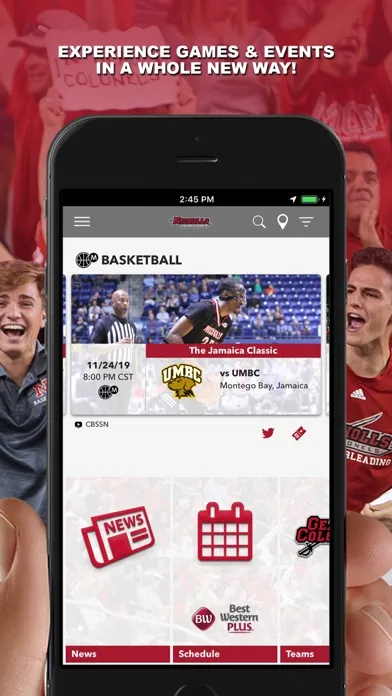 Nicholls Athletics Ekran Görüntüleri