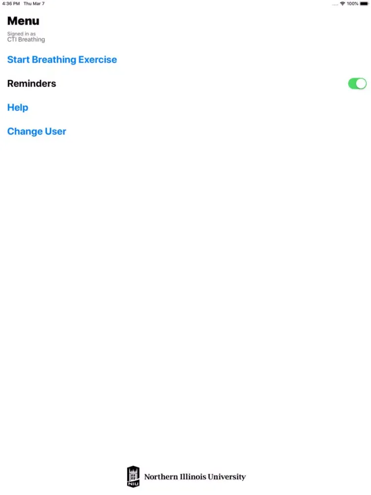 CTI Breathing iPad  Screenshots
