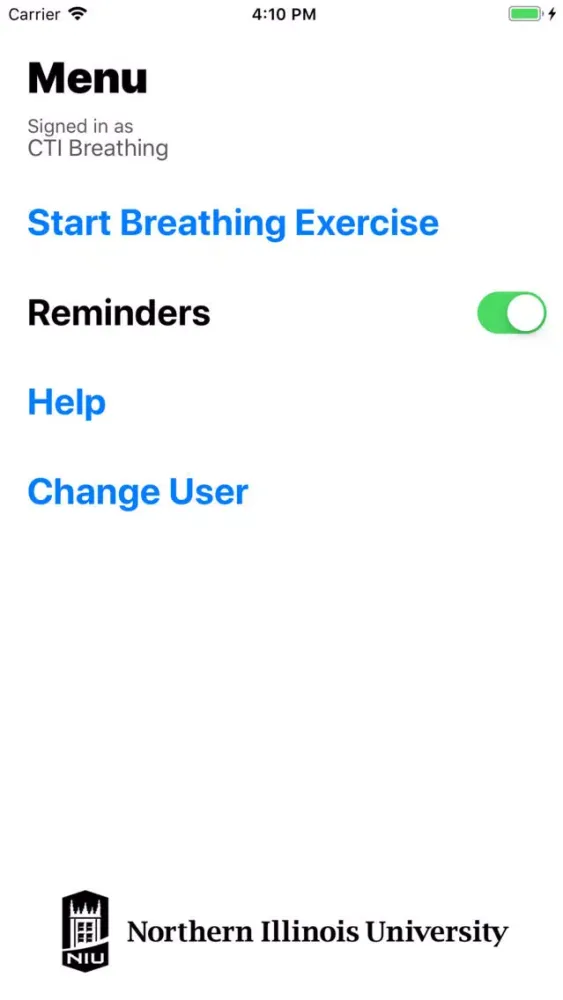 CTI Breathing Screenshots