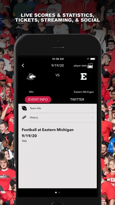 NIU Huskie Athletics স্ক্রিনশট