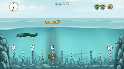 Pearl Diver: Number Line Math Screenshots