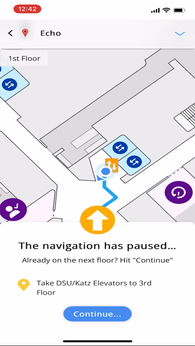 Tangkapan layar Northwell Wayfinding