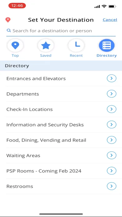 Northwell Wayfinding 스크린샷