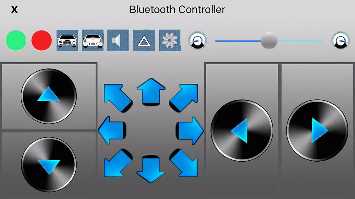 Capturas de pantalla de BLE Mini car controller