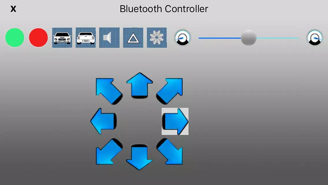 Capturas de pantalla de BLE Mini car controller