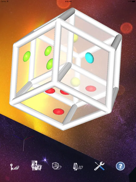 Tangkapan layar 4Dice iPad 