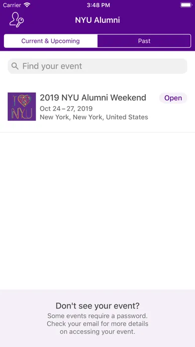 NYU Alumni Weekend應用截圖