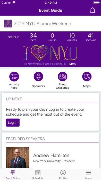 NYU Alumni Weekend應用截圖