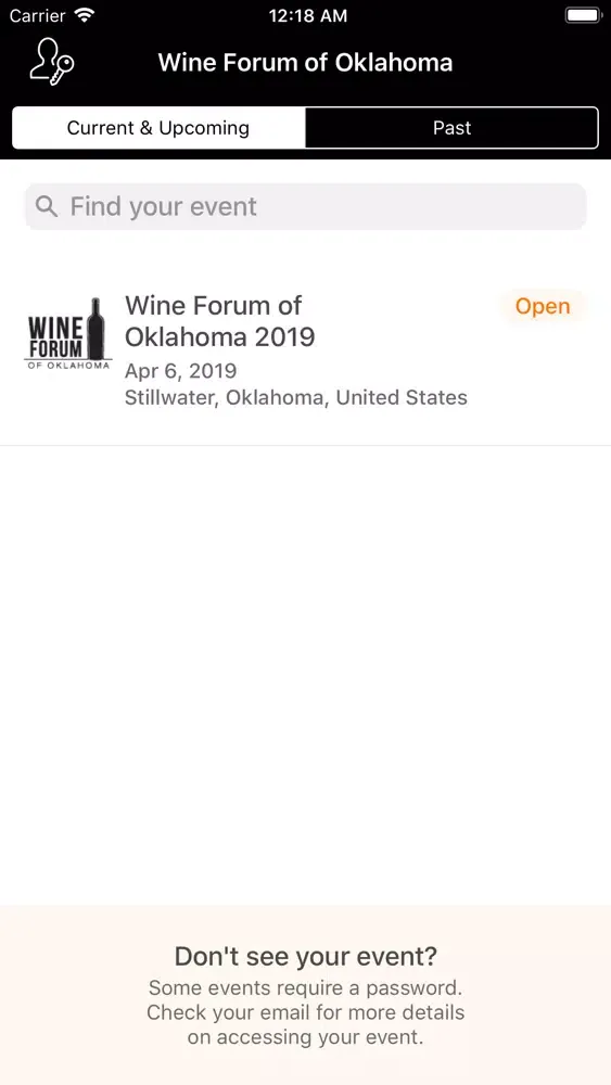 Wine Forum of Oklahoma 스크린샷