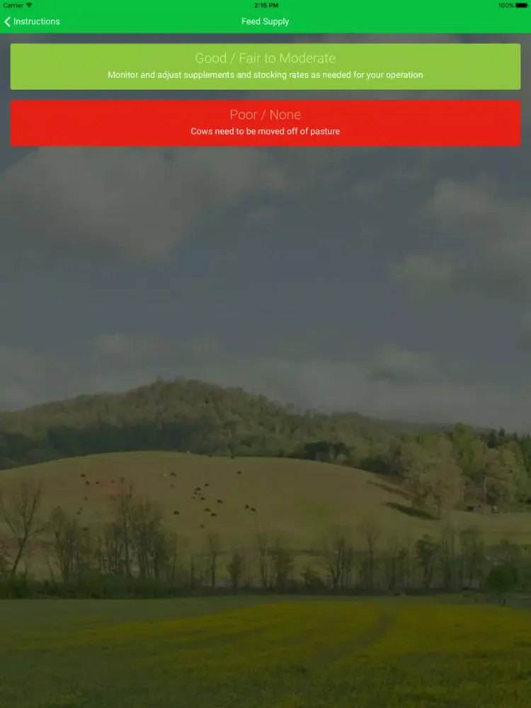 Cattle Mgmt in Limited Forage iPad  سکرین شاٹس