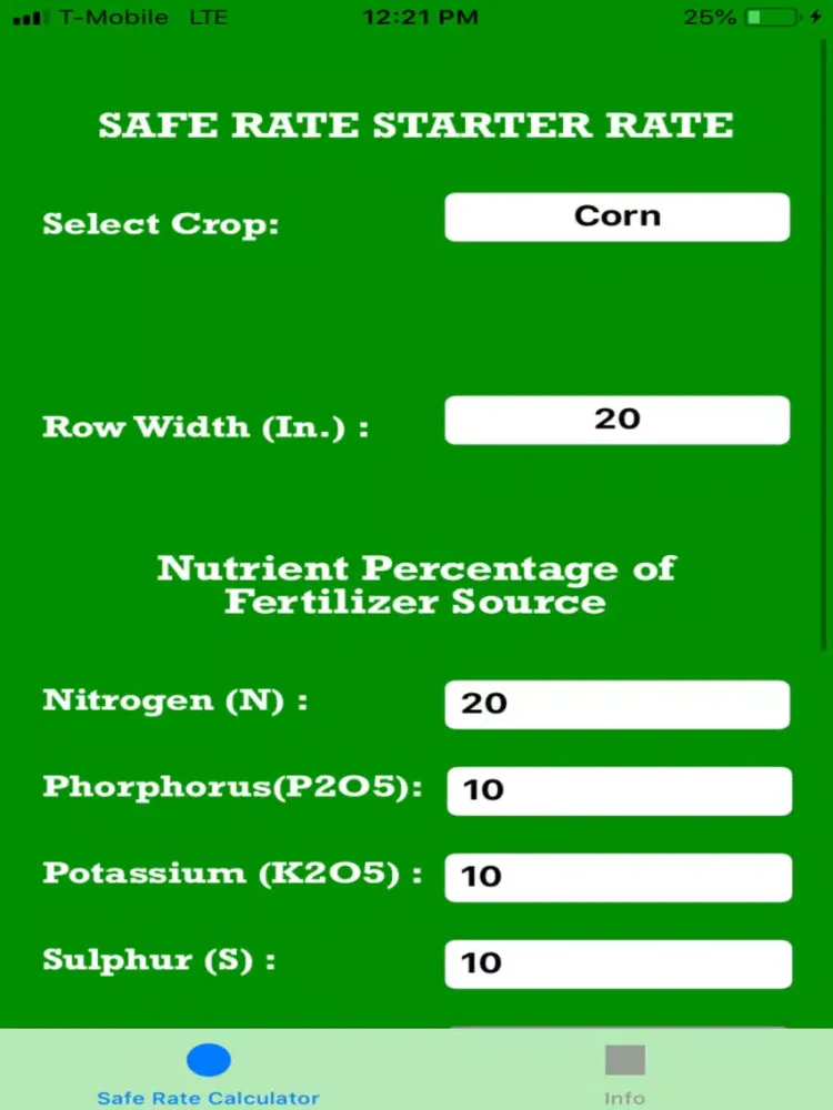 Safe Rate Starter iPad  স্ক্রিনশট