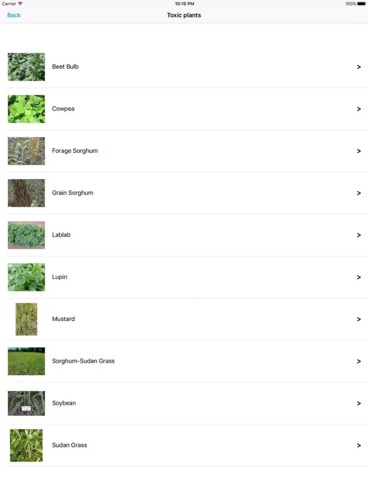 Grazing Management Toxic Plants iPad  स्क्रीनशॉट