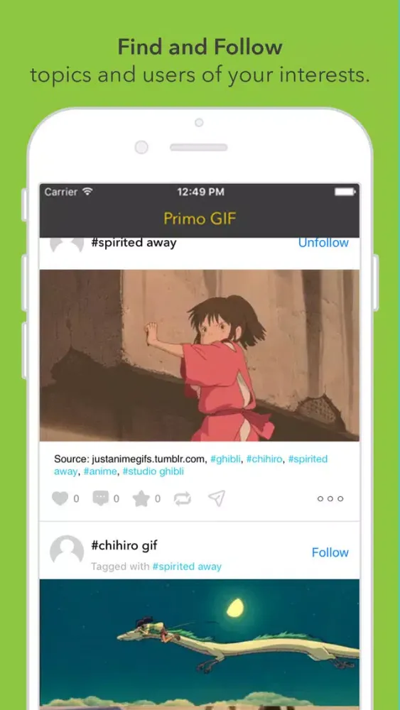 Tangkapan skrin Primo GIF - Video & Photo to GIF Maker and Finder