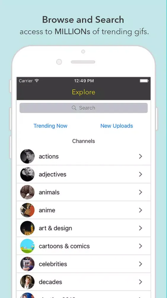 Tangkapan skrin Primo GIF - Video & Photo to GIF Maker and Finder