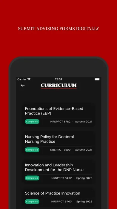Zrzuty ekranu Ohio State Nursing Beacon