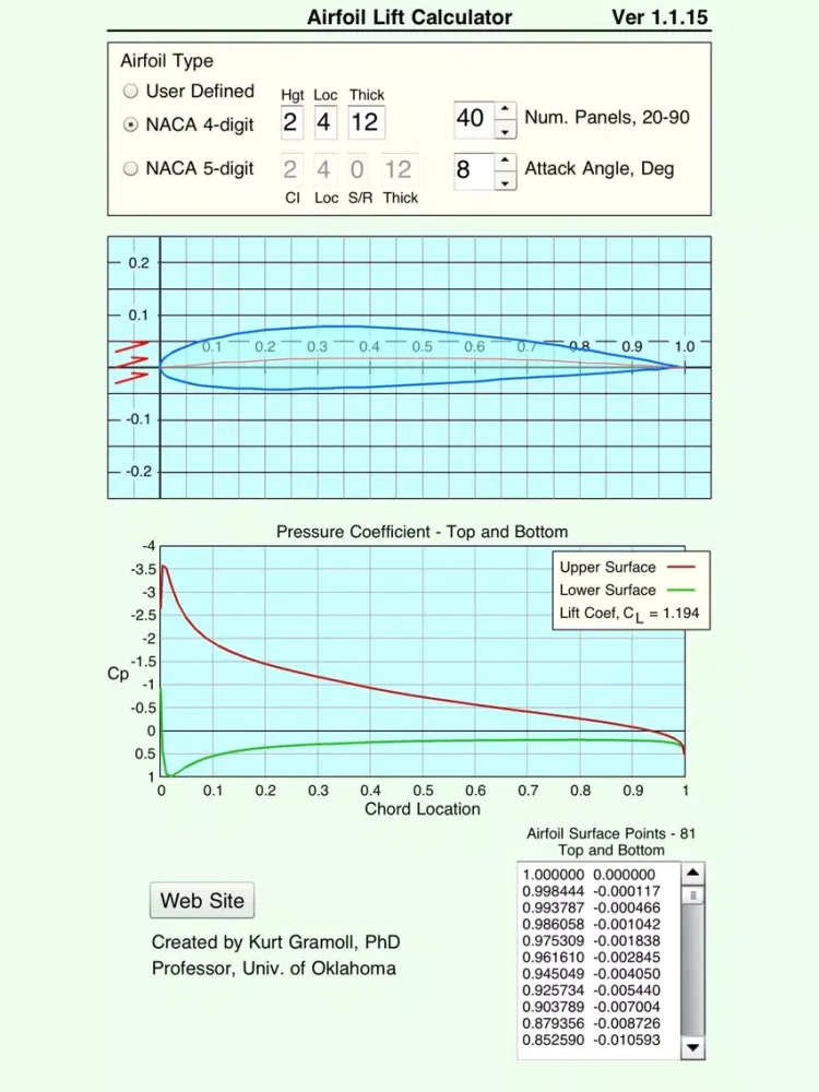 Airfoil Lift iPad 應用截圖