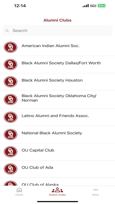 OU Alumni Association Screenshots