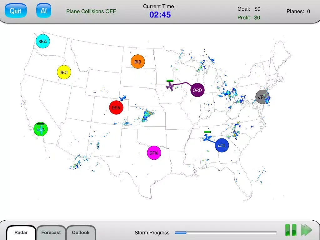 Storm Evader iPad  Screenshots