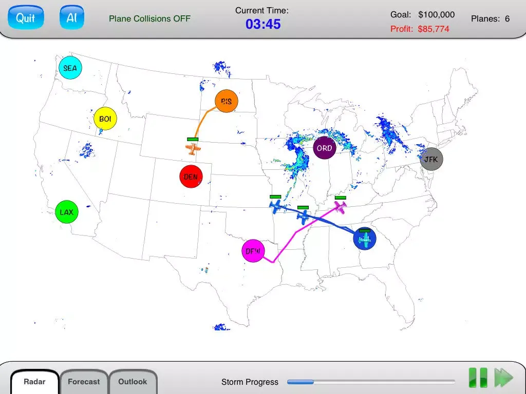 Storm Evader iPad  Screenshots