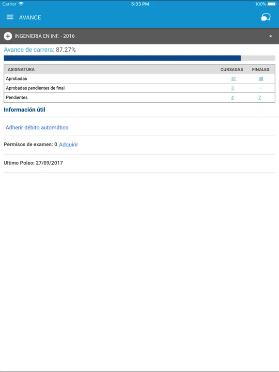Ảnh chụp màn hình của MyUP iPad 