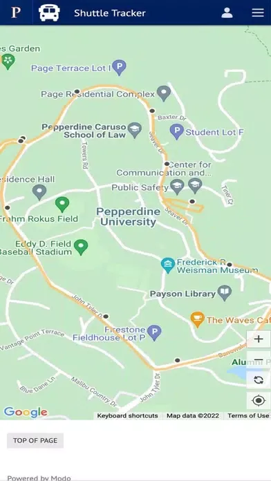 Captures d'écran de Pepperdine University